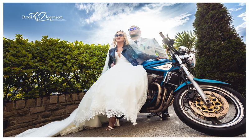 B&G on Motorbike 